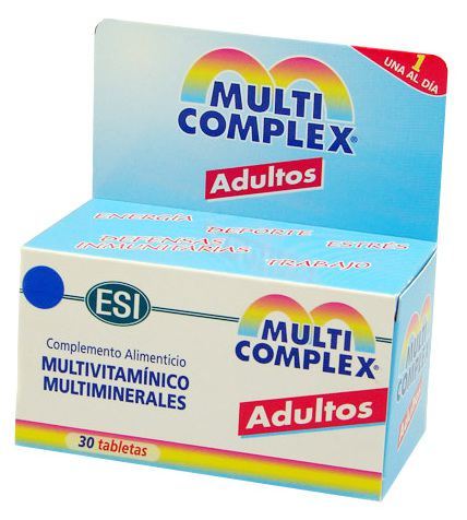 Multicomplex adultos 13 vitaminas 30 comprimidos