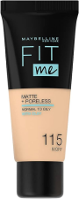 Fit Me Matte + Poreless Base de Maquillaje 30 ml